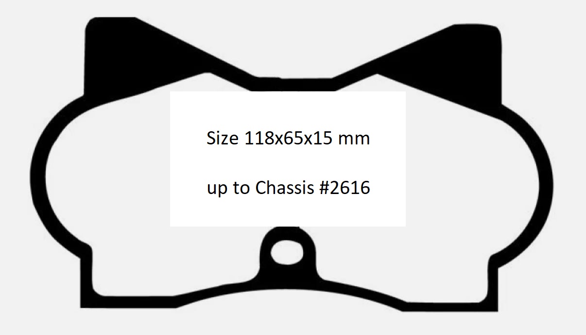 Road Passion Bremsbeläge Satz Für Honda CBF1000 A (2006-2010) – 3 Paar, Größe FA388 (118x47x8,5 Mm), Für 3-Kolben-Bremssattel/ABS